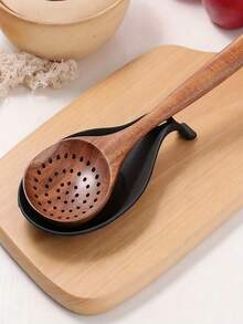 3件套硅胶勺托，易于清洁，耐热厨房用具勺架，厨房好帮手，适用于餐桌，隔热材质，柔软手柄，创意餐具垫，简约设计 - 彩色 - 查看 8