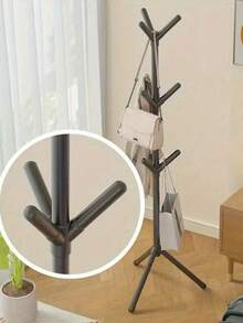 Light Luxury Coat Rack - Modern Simple Hat And Accessories Storage Rack Multi-Hook Design Durable - White - View 8