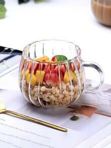 1 Pc Minimalist Textured Style Matte Pumpkin Yellow + Bright Gold High Borosilicate Pumpkin Cup High-Quality Glass + Cherry Blossom Gold Spoon Wear-Resistant&Shockproof/Multi-Beverage Compatible/Easy To Clean Suitable For Daily Office, Home Drinking, Coffee Tasting, Holiday Gathering Latte/Cappuccino Cup Reusable Beverage Container Textured Home Water Cup New Year/Housewarming Gift/Christmas - Multicolor - View 8