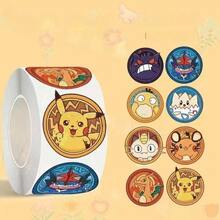500pcs Cute Pokemon Pikachu Sticker Set, Cartoon Anime Stickers For Sealing, Decorating Notebooks, Laptops, Crafts, Rewards & Kids Gifts - Multicolor - View 8