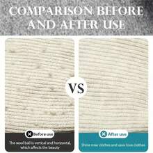 1pc Hair Scraper, Clothing Ball Remover. Manual Portable Hair Remover, Used To Remove Fuzz From Clothing, Sofas, Carpets, Rugs, And Pet Hair. - Multicolor - View 8