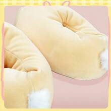 Miniso 千川系列兔耳拖鞋 - EVA防滑鞋底可爱兔耳设计家居保暖拖鞋（1双） - 黃色 - 查看 4