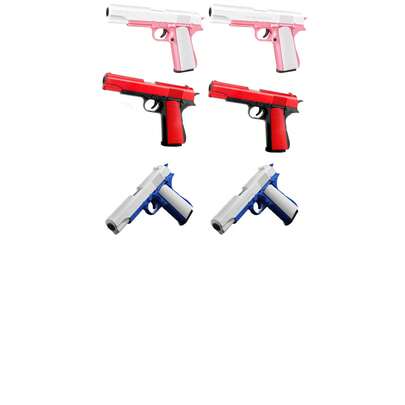 1 Set de 3 Pistolas de Juguete Populares, Pistolas de Juguete de Balas Suaves para Combate Interior/Exterior, Pistolas de Juguete de Simulación Realista, Adecuadas para Adolescentes, Regalo de Hombres, Cumpleaños, Navidad