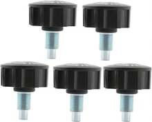 5 Uds Fitness Pull Pin Knob M16 Máquinas de Ejercicio Equipo de Liberación de Bicicleta para Ajuste de Fitness Entrenamiento de Fuerza - negro - Ver 1