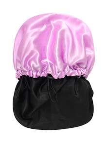 Mũ ngủ lụa, mũ trùm tóc satin, mũ ngủ lụa mềm mại co giãn, mũ che tóc xoăn bằng lụa, mũ ngủ satin rộng vành màu trơn co giãn thời trang dành cho nữ, mũ chăm sóc tóc hàng ngày thoải mái, mềm mại, thoáng khí/mũ tắm trang trí phòng tắm - Nhiều màu - Xem 6