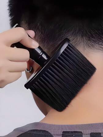 Cepillo de limpieza de cabello con cerdas de nailon suaves, colector de polvo profesional para el cuello del peluquero, adecuado para uso en salón y hogar, herramienta de corte de cabello para barbería, peluquería, peine, económico, peine para hombres, se puede regalar como obsequio de festival y cumpleaños a amigos