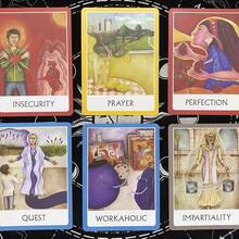 Chakra Energy Spiritual Oracle Card Deck, Spanish Language Cards Suitable For Beginners And Experts To Divinate Future Destiny, Mini Tarot Gift For Christmas, Halloween, Thanksgiving - Multicolor - View 6