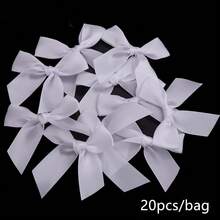 20pcs/Pack Polyester Oblique Tail 8cm Big Bow Tie, Gift Packaging Clothing Shoes Jewelry Making Accessories, Holiday Party Decoration Bow Tie - Diagonal Bow - View 20