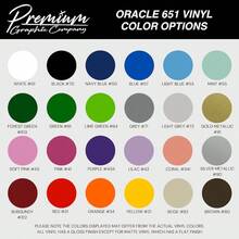 Letrero de Puerta de Vinilo Personalizado - Pegatinas de Negocio Personalizables - Logo, Texto, Cuentas de Redes Sociales, Pegatinas de Código QR Personalizables - Fuentes de Fachada de Tienda Variables - Multicolor - Ver 3