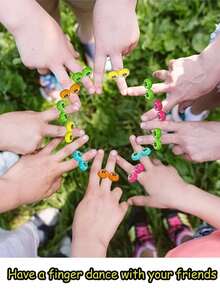 10/20/30/40pcs Assorted Finger Eye Puppet Creative Hand Puppet Toys, Finger Dance Party Toys (Styles & Colors Randomly) - Multicolor - View 5