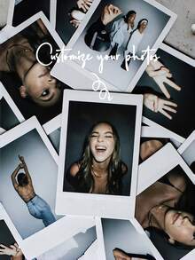 Personalized Photo Printing - Customized Anniversary And Valentine's Day Gift (For Him/Her) | Choose 1, 5 Or 10 Photos | Unique Romantic Gift For Boyfriend, Girlfriend, Best Friend | Heartwarming Gift For Birthday, Anniversary | Ready-To-Frame Love Story Artwork. Gift For Her, Gift For Him, Couple Photos, Christmas Gift, Christmas Decor, Thanksgiving Gift, New Year Gift, Party Decor, Graduation Gift - Multicolor - View 3