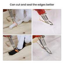 Cortador de espuma de alambre caliente con caja de almacenamiento de guía de hoja para cuero de tela no tejida - Rojo - Ver 6