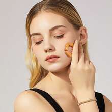 1pc Roller Massager Muscle Relaxation Manual Body Roller Handheld Body Massager For Neck Back Legs & Face - Khaki - View 7