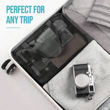 - Bolsa de malla porttil para artculos de aseo personal, para regadera, gimnasio, recmara, dormitorio universitario color negro - negro-grande - Ver 7