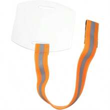 Cabilock Portatarjetas De Identificacin Funda Para Tarjeta De Identificacin Soporte Para Brazo Ajustable Porta Credencial De Pvc til Para Eventos Profesionales y Oficinas - Naranja - Ver 1