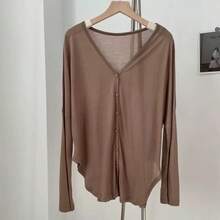 Women's Lightweight Open Front Long Sleeve Cover Up Shawl, Suitable For Beach, Outdoor, Summer Swimwear Cover-Up, Also For Cycling, Fishing, Driving And Other Occasions, Provides Sun Protection - Long Sleeve Shawl - View 6