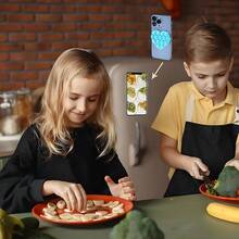 1pc Creative Double-Sided Heart Shaped Strong Silicone Suction Cup Phone Case, Adjustable Portable Silicone Suction Cup Phone Holder, Non-Slip, Washable, Compatible With Android Phones, Birthday Gift Phone Accessory Compatible With IPhone, Android Phone, Gift For Birthday, Family, Friends Gifts Birthday Phone Stand Phone Accessories Strong Load-Bearing - Multicolor - View 10