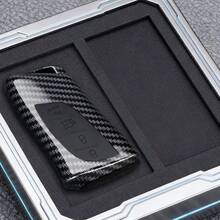 ABS Carbon Fiber Car Key Case Cover Shell Holder Keychain For Lexus UX250 UX260 Es Es350 UX200 UX250h ES200 ES300h ES350 US200 US260h 2018 - 2020 - Carbon Fiber Color - View 17