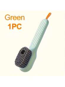 1pc Multi-Function Shoe Brush With Liquid, Soft Bristles For Washing Shoes, Clothes, Home Use - Multicolor - View 5