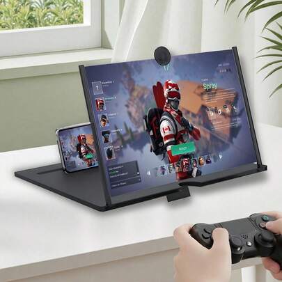 Amplificador de pantalla para teléfono celular, versión talla grande reciente de 2025, 3D HD, compatible con iPhone y teléfonos Android, regalo para cumpleaños, familia y amigos para películas, videos y juegos