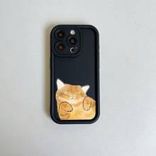1 Funda de teléfono suave y mate con gato naranja perezoso y adorable, compatible con iPhone 17 16 15 14 13 12 11 Pro Max AIR 14 15 16 Plus - Color mezclado 1-1066 - Ver 6