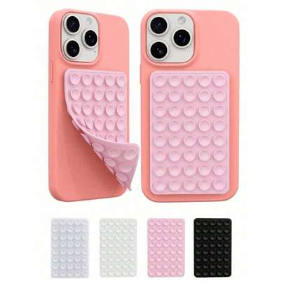 1pc Silicone Suction Cup Phone Case Stand, Octobuddy Brand Sticky Phone Holder, Suitable For Halloween, Christmas And Other Holidays, Can Be Given As A Gift