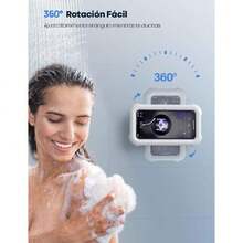 Soporte para Celular Ducha - 480° Rotation Bathroom Phone Holder Shower, Anti-Niebla, IPx6 Soporte Impermeable para Celular Regadera Baño Pared High Sensitive Touchscreen, para Celular 4-7",36700973 - Multicolor - Ver 2