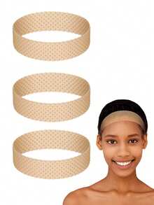 10 件装硅胶假发固定带，可调节硅胶假发头带，防滑强力固定，男女通用，运动瑜伽适用 - 彩色 - 查看 19