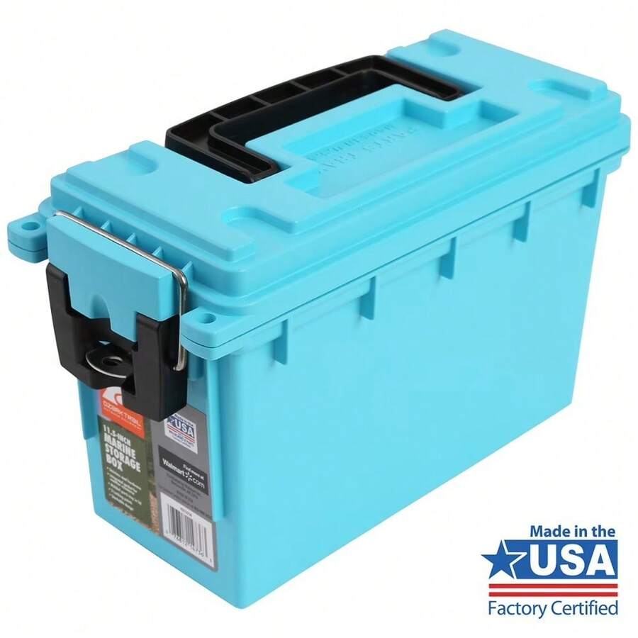 Waterproof Marine Storage Box With Secure Lid For Boat Equipment - 1 - View 1