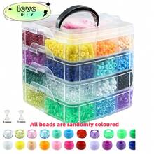 3-Layer, 4-Layer Small Horse Beads & Letter Beads For Bracelet, Braids, Crafts, DIY Jewelry Accessories, Best Gift For Birthday, Holidays