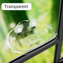 1pc Cat Hammock Cat Perch, Transparent Cat Bed For Cat Rest, Extra Large & Thick Double Suction Cup Cat Hanging Basket - Multicolor - View 9