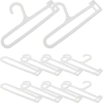 Mini Plastic Sock Rack, Scarf Rack, Doll Clothes Storage Rack, Toy Doll Garment Rack, Tights Rack, Compact Hanging Rod Storage Rack, Suitable For Small Accessories, Polished Surface, Home & Kitchen Organization Rack