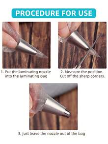 100个加厚PE一次性奶油裱花袋 - 家庭烘焙师和专业糕点师必备的蛋糕和甜点装饰用品，派对糕点工具 | 彩色烘焙配件 | 蛋糕烘焙用品 - 無色 - 查看 5