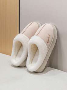 Women's Closed Toe Thick Soft Bottom Non-Slip Slippers, Men's Thick Sole Slippers - White - View 13