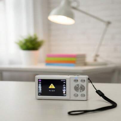 Câmera Digital para Crianças 4K 48MP | Tela Frontal para Selfie e Vlog | Zoom 16X | Foco Automático | Bateria Recarregável - Bingo