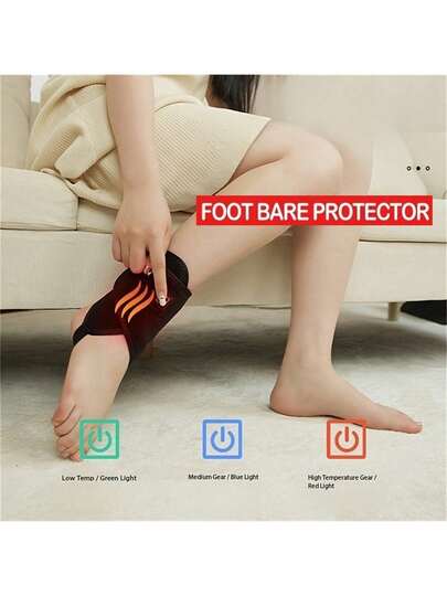 YUZHAOLIN Ankle Heating Pad, Ankle Wrap, Heated Ankle Support, Electric Ankle Stabilizer, Foot Heating Pad, Ankle Support, Adjustable