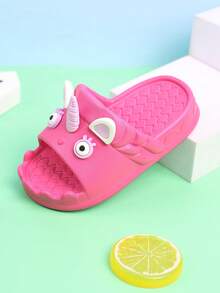 1 Pair New Summer Versatile Outdoor Boys/Girls Soft Bottom Fashionable Waterproof Sandals, Toddler Beach Slippers