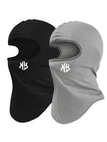 1/2/3 piezas Pasamontañas unisex, máscara de esquí de unicolor y transpirable, adecuada para ciclismo, senderismo, escalada, deportes y actividades al aire libre diarias