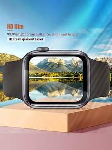 Bộ 5 miếng dán màn hình gel cho Ultra S10 S8 S9 S7 S6 S5 S3 S1 Series, chống sương mù, màng gel cong, 9 lớp chống trầy xước, chất liệu TPU mềm trong suốt độ phân giải cao, miếng dán màn hình đồng hồ thông minh, phù hợp với 46mm 49mm 48mm 47mm 45mm 44mm - Trong sáng - Xem 3