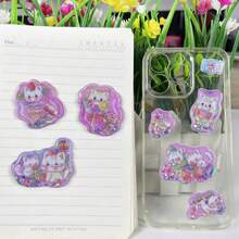 可爱日式趣味卡通3D贴纸，日式寿司、冰淇淋、水果图案、动物3D贴纸，强力粘胶，适用于装饰剪贴簿、手机壳、桌面、房间、笔记本电脑外壳等。 - 彩色 - 查看 5