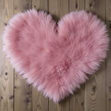 新生儿摄影垫，粉色心形垫，婴儿摄影背景道具 - 粉色 - 查看 3