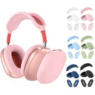 مجموعة حماية 5 في 1 ل- Apple Max، تشمل أغطية وسادات أذن من السيليكون الناعم، وغطاء الشريط الرأسي وملحقات أخرى، فائقة الرقة مقاومة للخدش، امتصاص الصدمات، مضادة للاصفرار، ملحقات سماعات رأس وردية أنيقة ل- Apple Max، مجموعة حماية سماعات رأس من السيليكون الناعم والأنيقة، مناسبة للاستخدام اليومي والتخزين #ملحقات_Max #أغطية_سماعات_رأس_السيليكون #مجموعة_حماية_5_في_1 #حافظة_سماعات_رأس_مقاومة_للخدش #حامي_Apple_Max