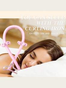 3 pièces Rouleaux bouclants sans chaleur, set de bandeaux, convient pour coiffure bouclée de nuit, comprend des pinces à cheveux et un serre-tête, convient pour les cheveux longs des femmes, outil de coiffure à rouleaux bouclants moelleux, bandeau en éponge douce, set de rouleaux bouclants pour dormir, accessoires roses, cadeau pour femmes et filles