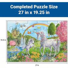 Ravensburger 3078 Rompecabezas Entrando en el Espacio – Puzzles de Piso de 24 Piezas para niños, Multicolor - Unicornios Prancing - Ver 3