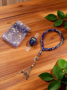 Ramadan Gift Ramadan Prayer Bead Ring Counter, ABS Plastic 0-99999 Times Display, Elegant Gift Set - Multicolor - View 8