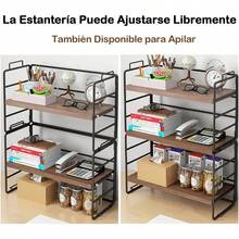 Office Furniture Setsimfort Organizador de Escritorio 3 Niveles Organizador Estantes de Escritorio Estante de Libros Organizador de Oficin Estantería para Cocina Oficina Baño Dormitorio Sala de Lectura - como en la foto - Ver 5