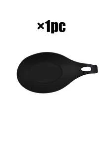 3件套硅胶勺托，易于清洁，耐热厨房用具勺架，厨房好帮手，适用于餐桌，隔热材质，柔软手柄，创意餐具垫，简约设计 - 彩色 - 查看 16