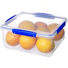 YQQ Sistema Klip It colección Rectángulo contenedor de almacenamiento de alimentos 33.8 oz/4.2 tazas Transparente 169 Ounce/21 Cup 15735 - transparente - Ver 7