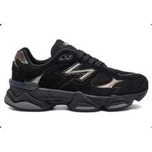 New Balance NB 9060 Low Top Kids' Running Shoes Black Unisex GC9060BR - màu đen - Xem 2