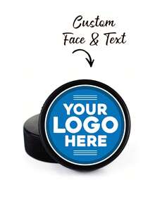 Custom Photo Rubber Hockey Puck - The Perfect Birthday And Holiday Gift, , Suitable For Training And Games, Custom Rubber Puck - Inspirational Rubber Puck